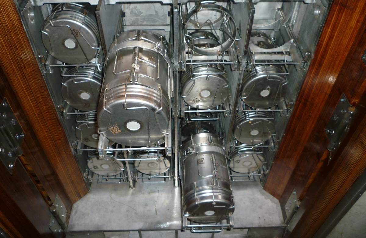 the inside of shielding and blast door systems, manufactured by JGC Engineering