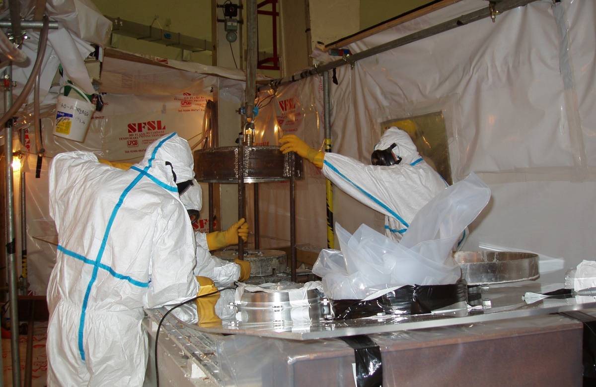 2 of JGC Engineering Engineers working on site to decommission nuclear structure
