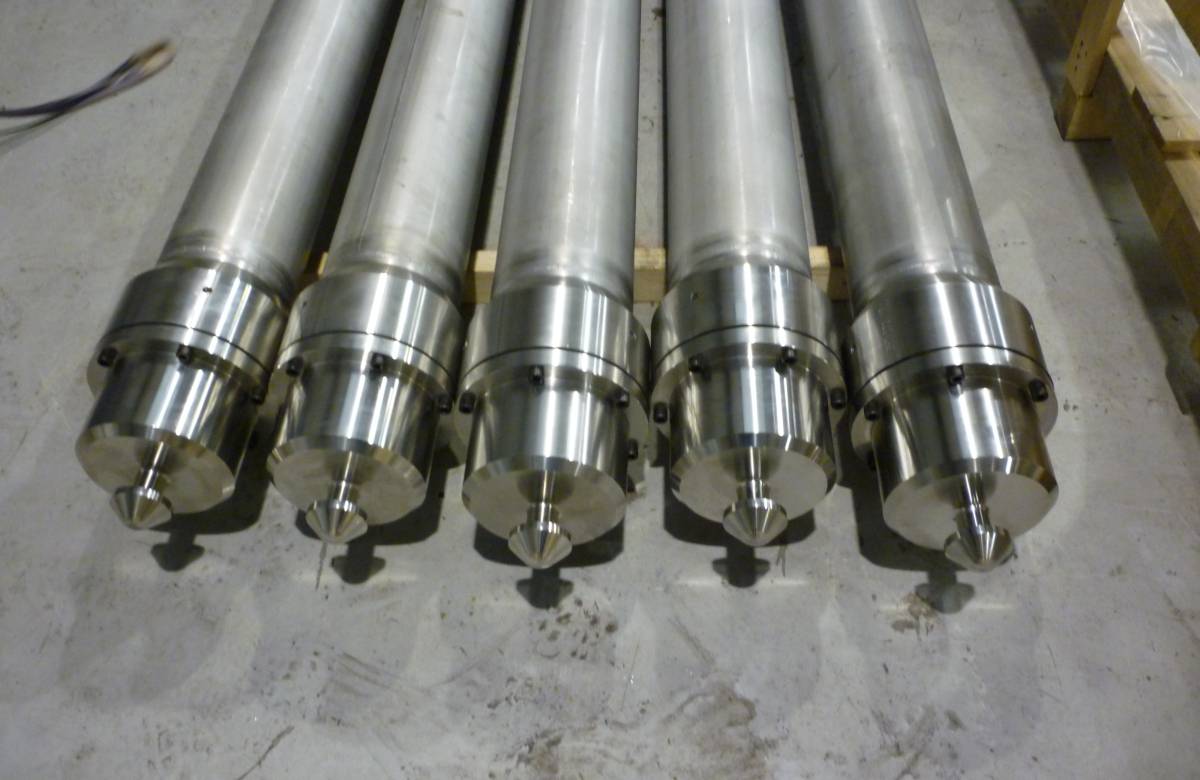 Nuclear fuel canisters manufactured by JGC Engineering for Sellafield Nuclear power station