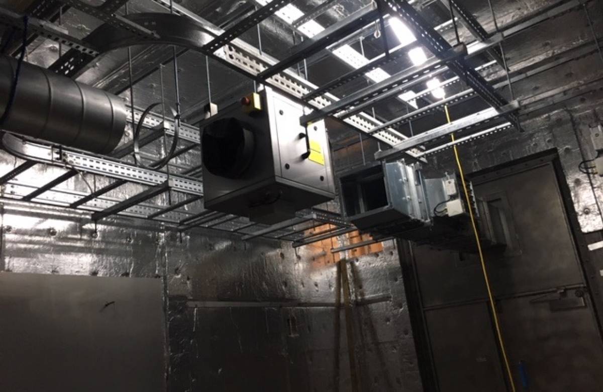 Industrial steel Ductwork for HVAC systems manufactured and fabricated by JGC Engineering