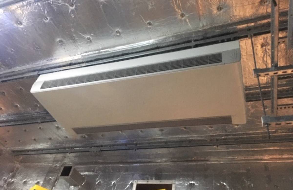 HVAC system installed with systems fabricated and manufactured by JGC Engineering