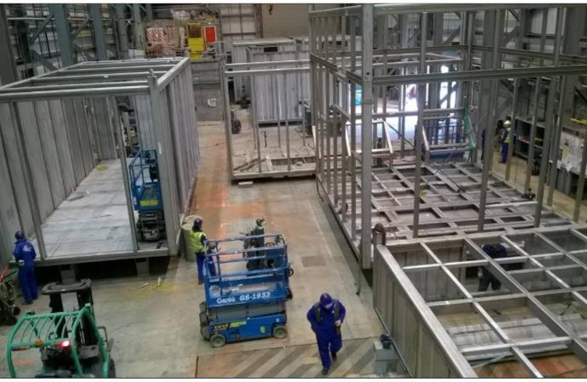 JGC Engineering's production hall at their facilities in Scotland