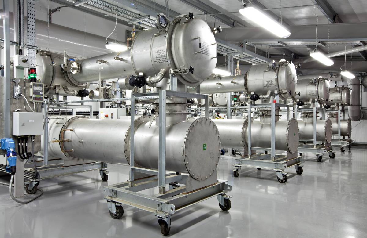 Nuclear ventilation HVAC system installed on site by JGC Engineering Engineers